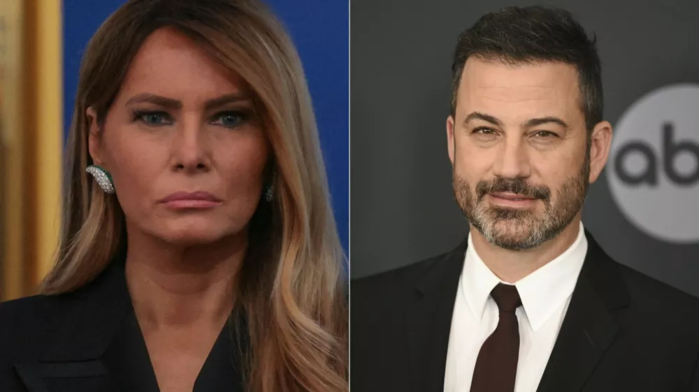 Melania Trump, Jimmy Kimmel