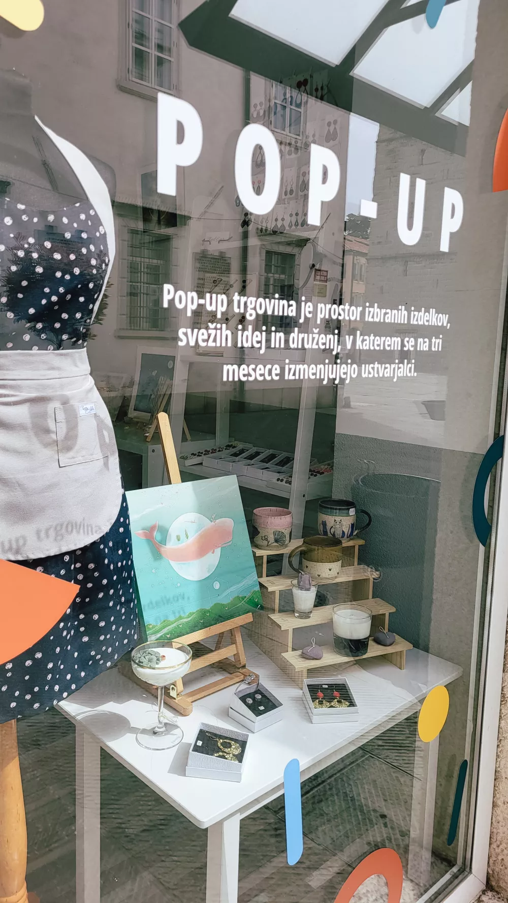 Popup trgovina v Kopru.