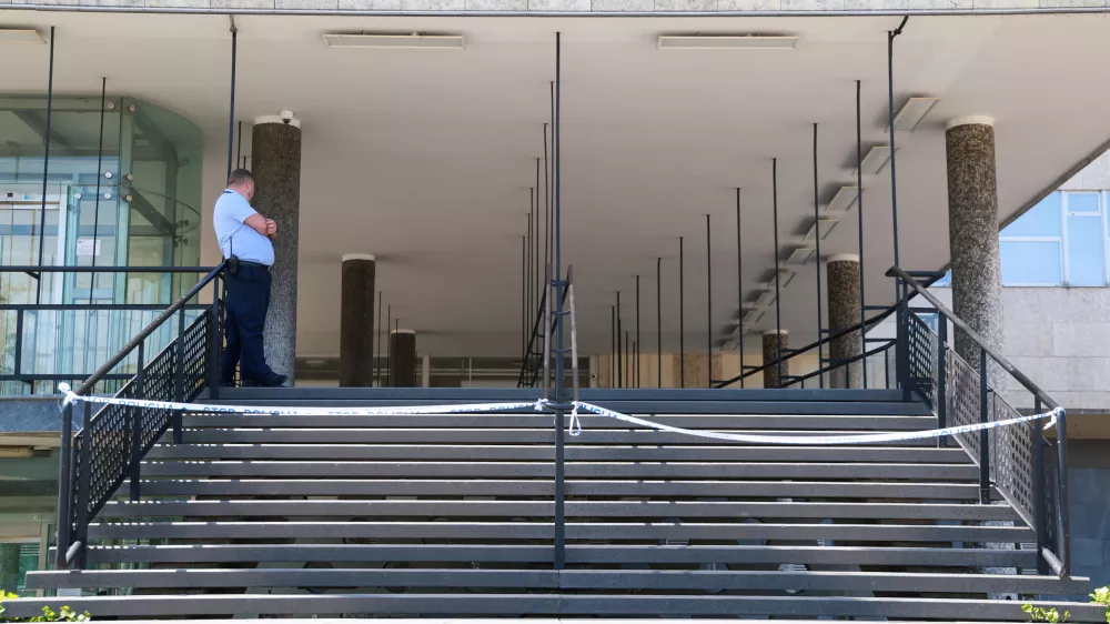 27.4.2026., Zagreb - Dojava o bombi u gradskom poglavarstvu. Photo: Matija Habljak/PIXSELL