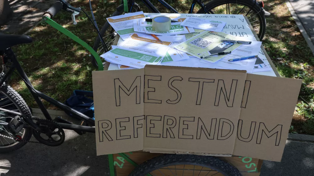 - 24.04.2026 - mestni referendum za parkiri&scaron;ča//FOTO: Jaka Gasar