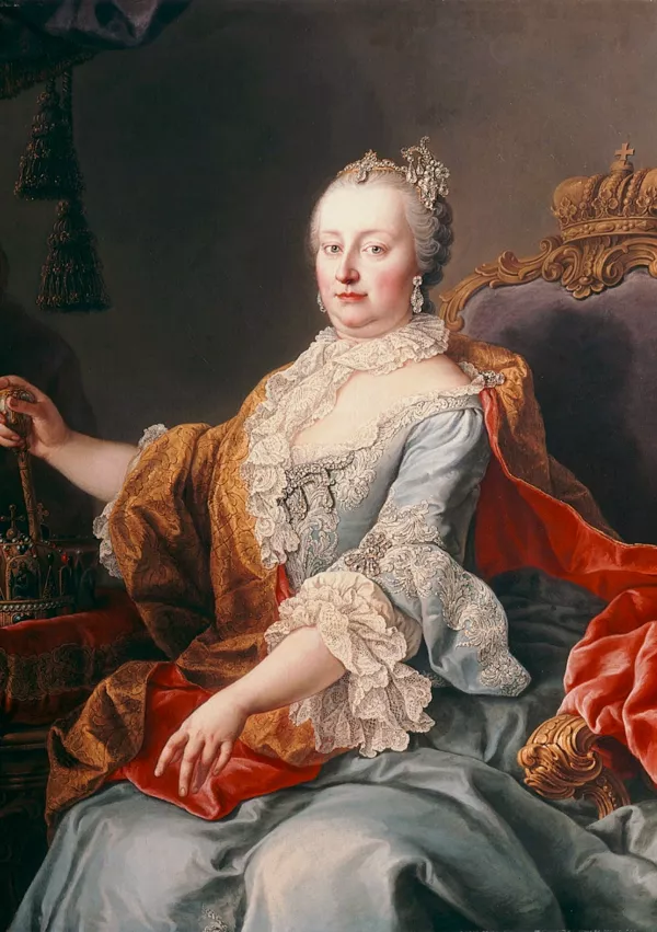 Portret Marije Terezije, ki ga je &scaron;vedsko-avstrijski slikar Martin van Meytens naslikal ob odprtju nove stavbe Akademije leta 1759. / Foto: Wikipedija