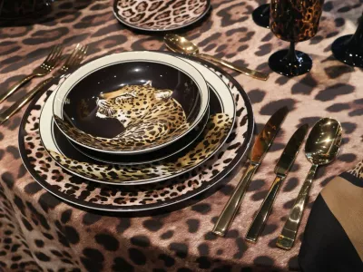 Dolce&Gabbana Casa | The Italian Lunch, an act of love in Fuorisalone MilanPictured: gv,general view,Image: 1093140018, License: Rights-managed, Restrictions: Worldwide, Model Release: no, Pictured: gv,general view