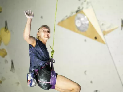 Janja Garnbret 23.08.2025 - 24-urni dobrodelni plezalni maraton z Janjo Garnbret, Slovenska BistricaFoto: Nik Erik Neubauer 