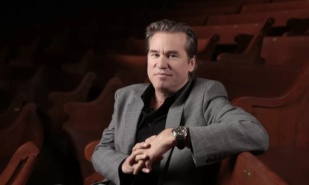 FILE - Val Kilmer poses for a portrait, Jan. 9, 2014, in Nashville, Tenn. (AP Photo/Mark Humphrey, File)