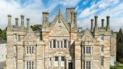 A former magistrates' court and prison complete with original cells has been transformed into a quirky home that is now on the market for &pound;765,000. The jail where offenders were once caged has been transformed into an open plan kitchen, study, gym and boot room. Built in 1846, the last case was in 1890 before it was closed. The Grade II listed building in Berwick, Northumberland, was converted into offices before being transformed into a sprawling home in 2023. Photo released 23/04/2026,Image: 1093902411, License: Rights-managed, Restrictions: Editorial use, commercial use may require additional licenses. We don't use AI to make images which could be mistaken for news photos. AI use will be clearly indicated. Supplied on condition you ensure personal data is processed in compliance with UK GDPR, Model Release: no