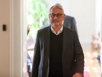 - Matjaž Han, minister za gospodarstvo in &scaron;port, Predsednik SD,- 09.04.2026. - 197. redna seja vlade RS, ki je obenem zadnja v tej sestavi.//FOTO: Bojan Velikonja