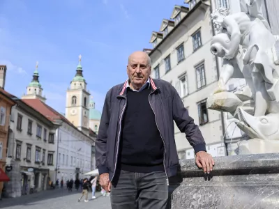 - 28.04.2026 - ko&scaron;arkar in častni me&scaron;čan Ivo Daneu//FOTO: Jaka Gasar