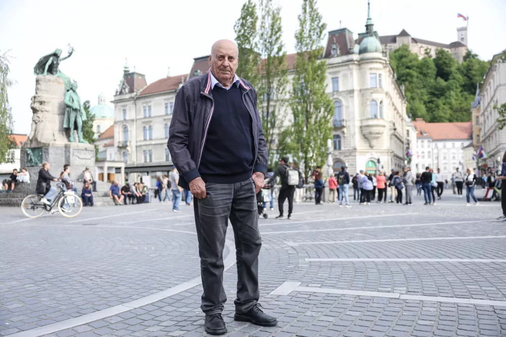 - 28.04.2026 - ko&scaron;arkar in častni me&scaron;čan Ivo Daneu//FOTO: Jaka Gasar