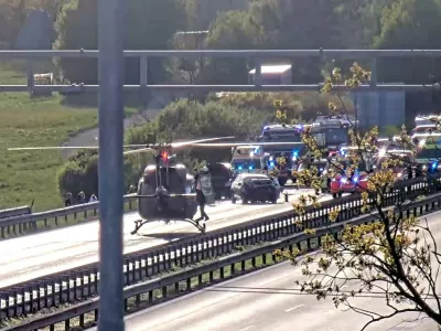 Helikopter na avtocesti