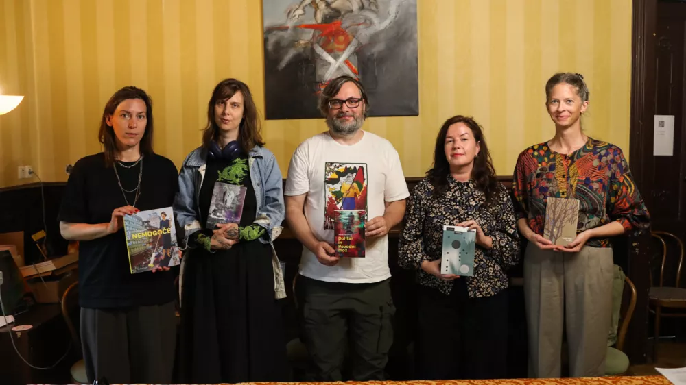 0505.2026. Predstavitev nominirancev za Cankarjeve nagrade. Foto: Bojan Velikonja