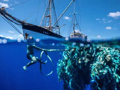 A record amount of plastic has been recovered from the largest ever ocean clean-up.Over the course of 48 days, an expedition to the Great Pacific Garbage Patch managed to haul an astonishing 103 tons of plastic from the ocean.The mission was run by Ocean Voyages Institute, a non-profit founded in 1979 to help preserve the world's oceans.The Institute's cleanup is the largest to date at the Great Pacific Garbage Patch.This remote area of the Pacific Ocean, located between California and Hawaii, is a swirling vortex that corrals and traps an astonishing amount of trash.The items that Ocean Voyages Institute managed to pluck from the ocean is quite representative of what's left behind - an overwhelming amount of fishing gear and consumer plastics.Commercial fishing equipment and "ghost nets," which are fishing nets cast overboard instead of being properly disposed of, accounted for the majority of the 103 tons retrieved.Sadly, the crew found numerous turtle skeletons tangled in the nets, which shows the real-life consequences of these careless actions."I am so proud of our hard-working crew," shares Mary Crowley, Founder and Executive Director of Ocean Voyages Institute."We exceeded our goal of capturing 100 tons of toxic consumer plastics and derelict 'ghost' nets, and in these challenging times, we are continuing to help restore the health of our ocean, which influences our own health and the health of the planet. The oceans can't wait for these nets and debris to break down into microplastics which impair the ocean's ability to store carbon and toxify the fragile ocean food web."Known as the "Ghost Net Buster," Crowley is renowned for developing effective methods to remove significant amounts of plastics out of the ocean, including 48 tons (96,000 lbs.) of toxic plastics during two ocean clean-ups in 2019, one from the Gyre and one from the waters surrounding the Hawaiian islands."There is no cure-all solution