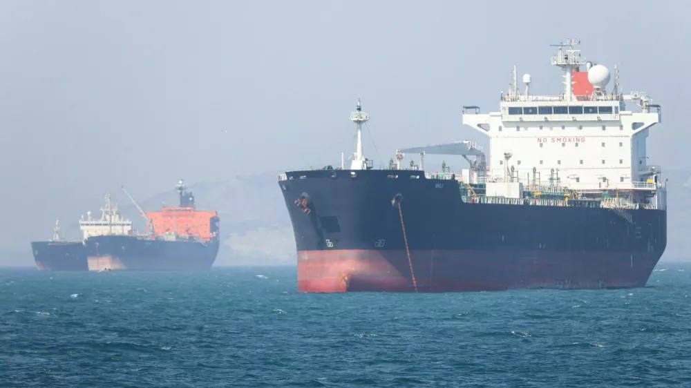 Vessels in the Strait of Hormuz near Bandar Abbas, Iran, May 4, 2026. Amirhosein Khorgooi/ISNA/WANA (West Asia News Agency) via REUTERS ATTENTION EDITORS - THIS PICTURE WAS PROVIDED BY A THIRD PARTY