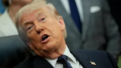 U.S. President Donald Trump speaks during an event to sign a memorandum in the Oval Office at the White House in Washington, D.C., U.S., May 5, 2026. REUTERS/Evan Vucci