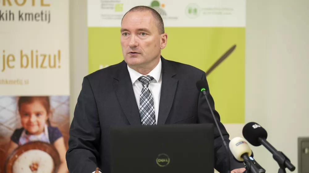Jože Podgor&scaron;ek09.01.2025 Novinarska konferenca in srečanje z novim vodstvom Kmetijsko gozdarske zbornice Slovenije, spregovorili bodo o aktualnih razmerah v kmetijstvu in načrtih zbornice za leto 2025FOTO: Nik Erik Neubauer