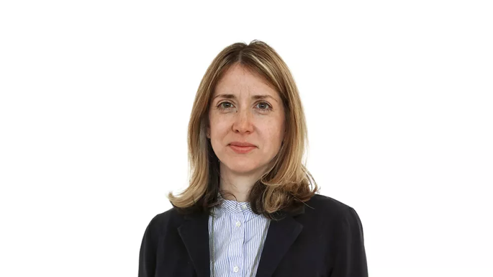 Veronika Rupnik ŽenkoZA ONLINE - Redakcija Dnevnik 2024 - portreti za komentarje in kolumne - kolumnisti - komentatorji &ndash; novinarji - portret //FOTO: Luka Cjuha