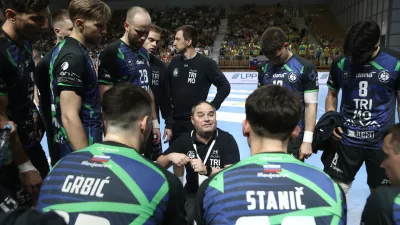 Celje Pivovarna La&scaron;ko in Trimo Trebnje18.4.2026 - finalna tekma slovenskega pokala za mo&scaron;ke v rokometu - rokometFoto: Luka Cjuha