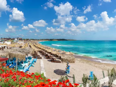 Holiday resort Vama Veche at Black Sea Coast, Romania