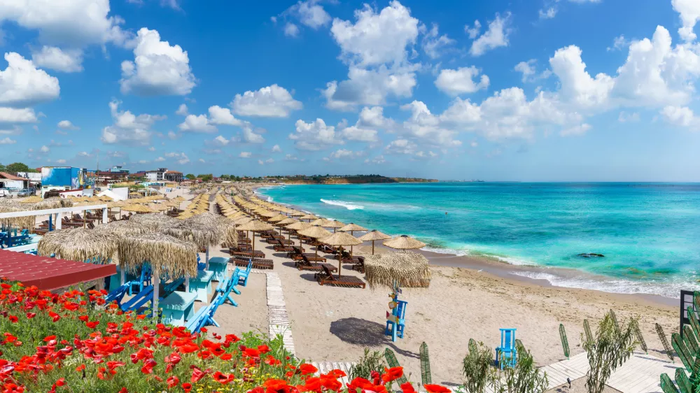 Holiday resort Vama Veche at Black Sea Coast, Romania
