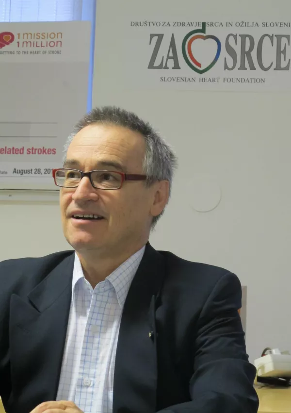 Dru&scaron;tvo za srcePrim. Matija Cevc, dr. med. - predsednik dru&scaron;tva za srce / Foto: Vanja Brkić