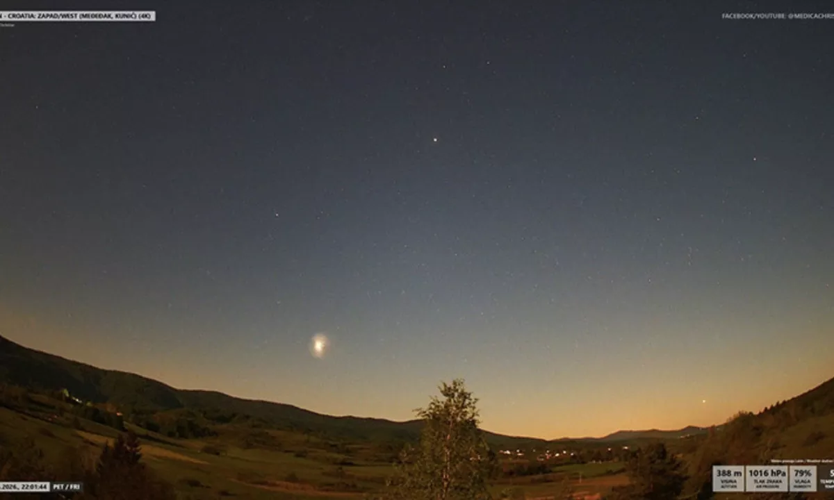 Hrvaški ljubiteljski astronom je v objektiv ujel nenavaden pojav na nebu, ki pa zadnja leta postaja vse bolj pogost.