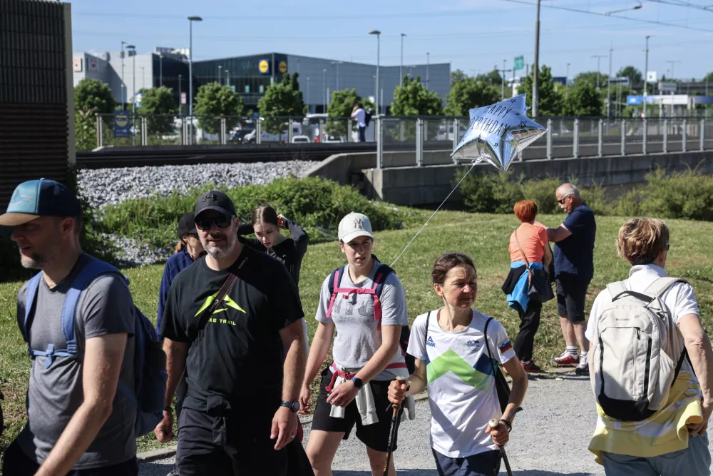- 09.05.2026 - Pot ob žici - pohod okoli okupirane Ljubljane//FOTO: Jaka Gasar