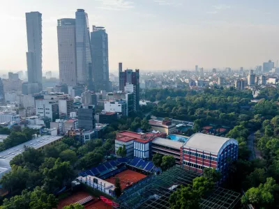 Aerial view of the Rafael Osuna Stadium, the venue for the Mexico City Open tennis event, in Mexico City, Mexico.J. Duckworth Gets Champion After Defeating S. Napolitano In The Men's Singles Final Of The ATP Challenger Mexico City Open - 11 Apr 2026,Image: 1090796032, License: Rights-managed, Restrictions:, Model Release: no