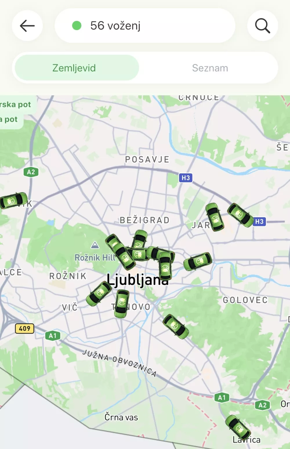 Deljenje prevozov za manj prometa in nižje stro&scaron;ke