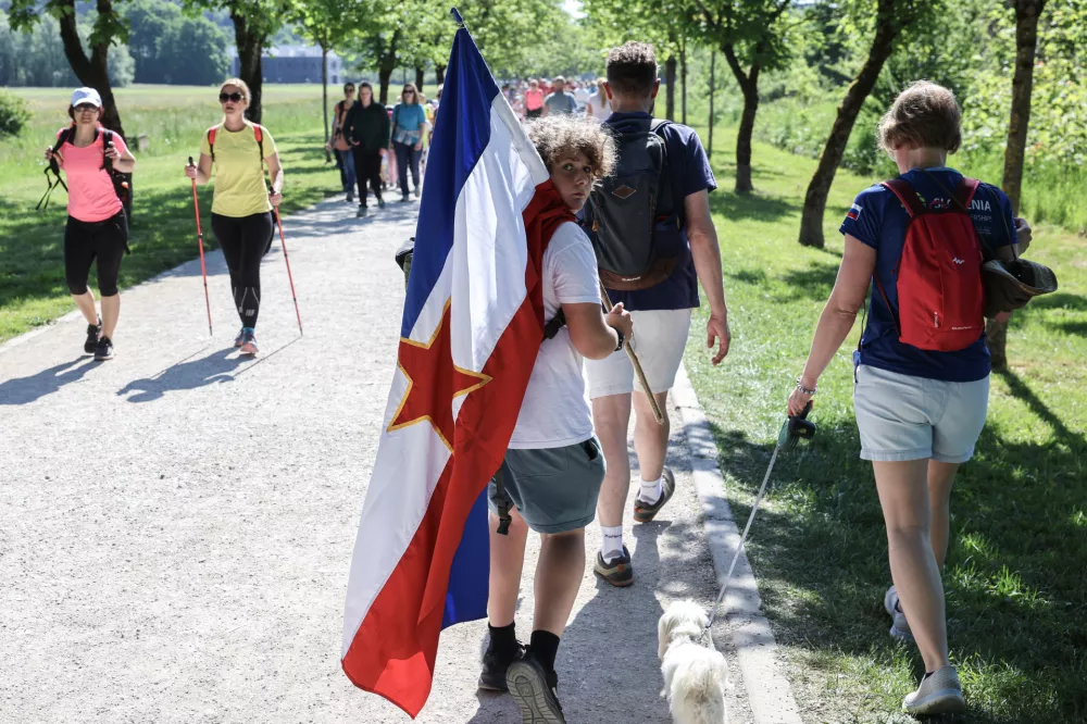- 09.05.2026 - Pot ob žici - pohod okoli okupirane Ljubljane//FOTO: Jaka Gasar / Foto: Jaka Gasar