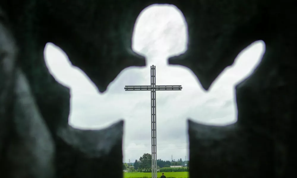 simbolina fotografija, religija, vera, cerkev, kranstvo, katolitvo, katolicizem.- 15.08.2014 - BREZJE - Praznik Marijinega vnebozetja - sveta maa pred baziliko in narodnim svetiem Marije Pomagaj in ponovna slovesna izroitev slovenskega naroda Boji materi Mariji ter obhajanje 100. obletnice zaetka 1. svetovne vojne in s tem zdruen spomin na vse rtve 1. svetovne vojne, verniki    //FOTO: Bojan Velikonja
