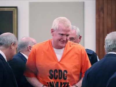 FILE - Disbarred attorney Alex Murdaugh arrives in court in Beaufort, S.C., Sept. 14, 2023. (AP Photo/James Pollard, File)