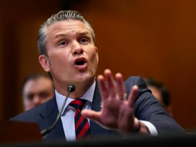 U.S. Secretary of Defense Pete Hegseth attends a Senate Appropriations Subcommittee on Defense hearing on President Donald Trump's FY2027 budget request for the Department of Defense, on Capitol Hill in Washington, D.C., U.S., May 12, 2026. REUTERS/Kevin Lamarque
