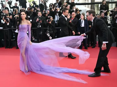American actress Demi Moore attends the premiere of A Woman's Life at the 79th Cannes Film Festival in Cannes, France on Wednesday, May 13, 2026. Photo by /UPI,Image: 1098632098, License: Rights-managed, Restrictions:, Model Release: no 