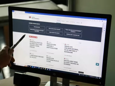 09.03.2023 - Spetne prevare - spletna stran Varni na spletu - internet//FOTO: Tomaž Skale