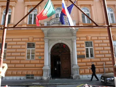 - 20.02.2023 - Ustavno sodi&scaron;če Republike Slovenije, Beethovnova ulica 10 v Ljubljani, stavba//FOTO: Tomaž Skale