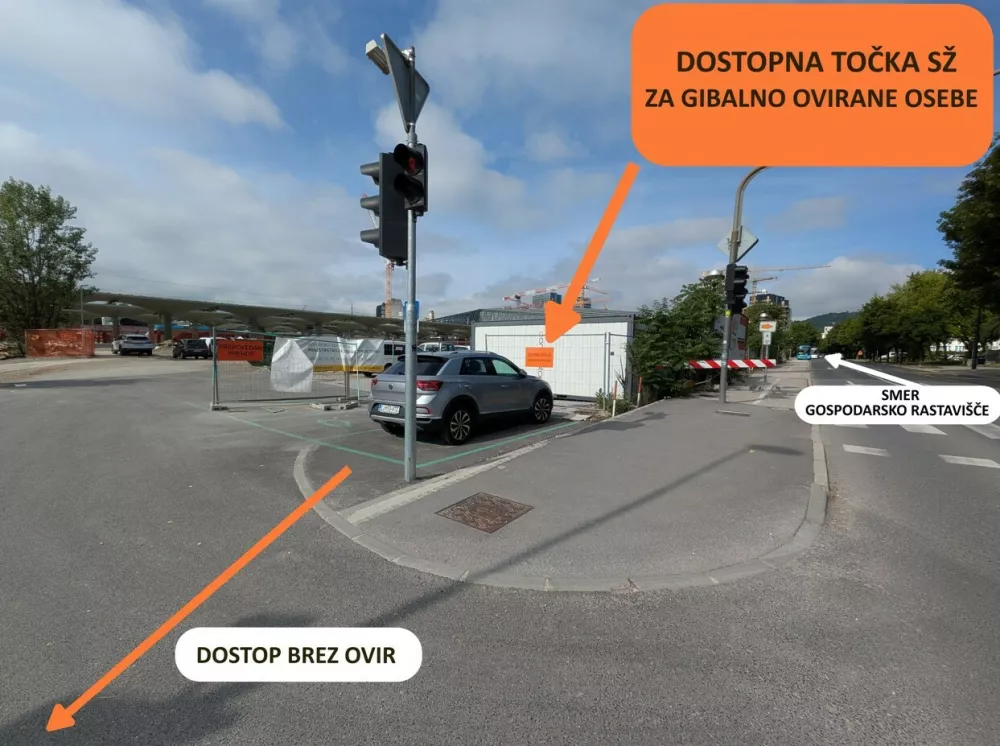 Dostop brez ovir do podhoda. Foto: SŽ