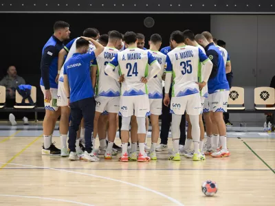 06.12. 2025 - Pripravljalna tekma za evropsko prvenstvo v rokometu Slovenija - KuvajtFOTO: Nik Erik Neubauer