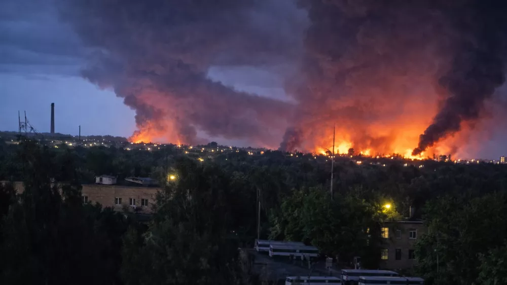 Rjazan, rafinerija v plamenih, ukrajinski napad