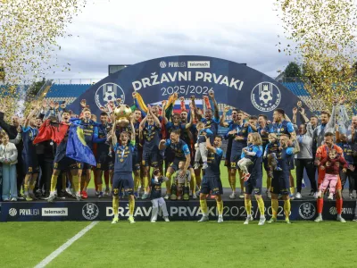16.5.2026 nogomet Celje Koper Celje državni prvak, podelitev pokala - državno prvenstvo v nogometuFoto:Luka Cjuha