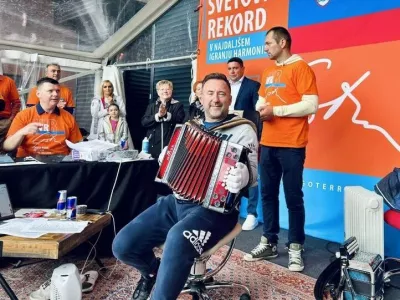 Robet Goter med podiranjem rekorda. F Mojca Marot