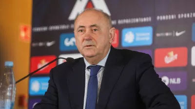  - Radenko Mijatović, predsednik Nogometne zveze Slovenije, - 21.01.2026. - Tiskovna konferenca NZS ob imenovanju Boštjana Cesarja za selektorja slovenske nogometne reprezentance.//FOTO: Bojan Velikonja