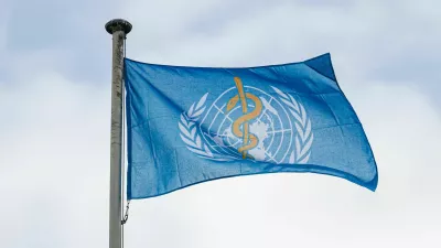 The World Health Organisation (WHO) flag flutters during the opening of the WHO's 79th World Health Assembly at the United Nations in Geneva, Switzerland, May 18, 2026. REUTERS/Pierre Albouy