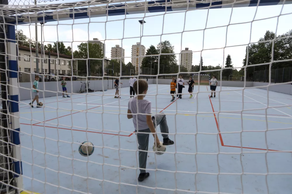 18.5.2026 - &scaron;portni park Savsko naselje - otvoritev - igri&scaron;čeFoto: Luka Cjuha