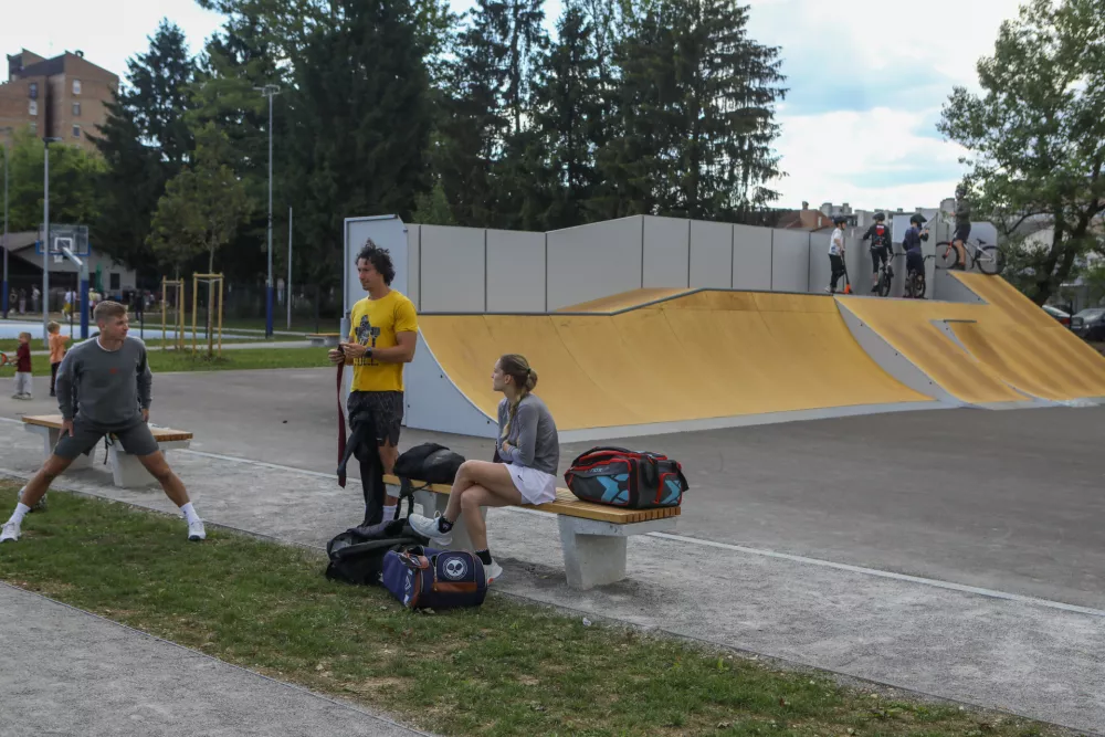 18.5.2026 - &scaron;portni park Savsko naselje - otvoritev - igri&scaron;čeFoto: Luka Cjuha