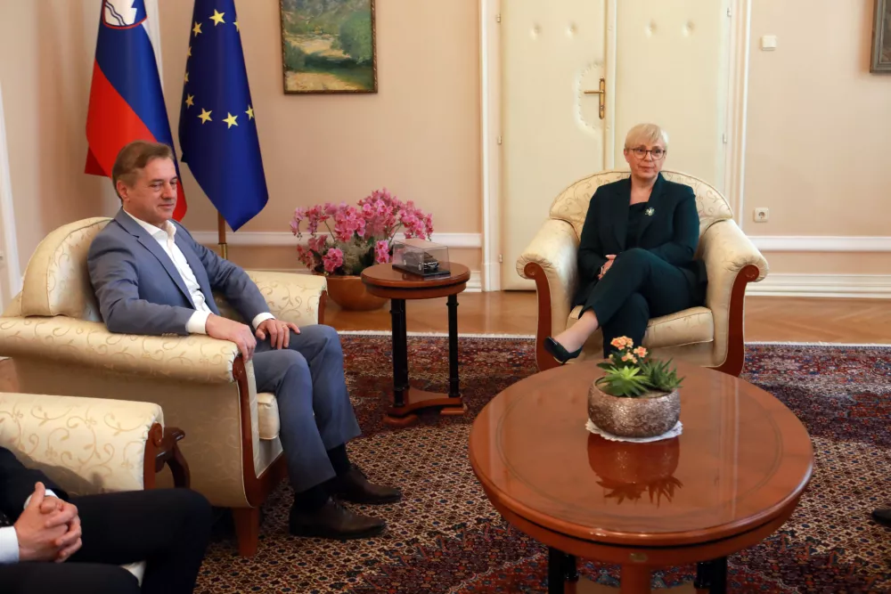 20.05.2026 -pogajanja o izboru za predsednika vlade Nata&scaron;a Pirc Musar, Robert GolobFoto: Tomaž Skale