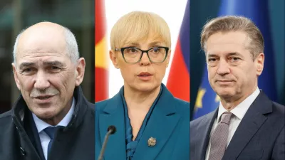 Janez Janša, Nataša Pirc Musar, Robert Golob