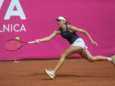 Kaja Juvan 14.9.2025 - tenis turnir WTA Tivoli Ljubljana&nbsp;Foto: LUka Cjuha