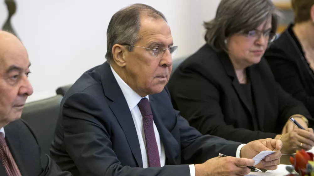 - ruski zunanji minister Sergej Lavrov - 21.02.2018 - Delovni obisk ministra za zunanje zadeve Ruske federacije Sergeja Lavrova v Sloveniji -  //FOTO: Matjaž Ru&scaron;t