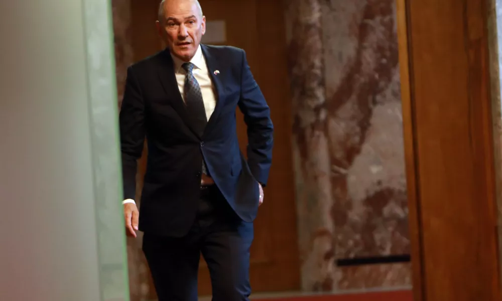 11.05.2026 - parlament - izredna seja DZJanez Jan&scaron;a&nbsp;Foto: Tomaž Skale