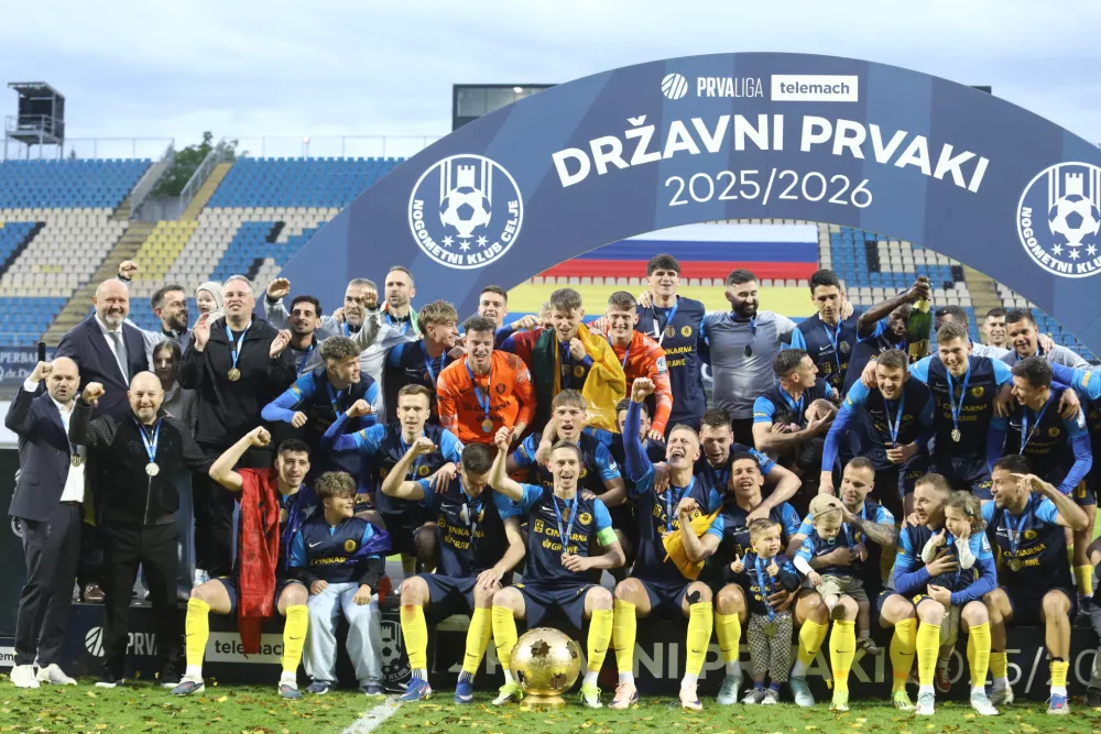16.5.2026 nogomet Celje Koper Celje državni prvak, podelitev pokala - državno prvenstvo v nogometuFoto:Luka Cjuha / Foto: Luka Cjuha