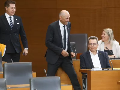 Janez Jan&scaron;a 22.5.2026 -&nbsp;izredna seja DZ, na kateri bodo obravnavali predlog za izvolitev prvaka SDS Janeza Jan&scaron;e za predsednika vlade;Foto: Luka Cjuha